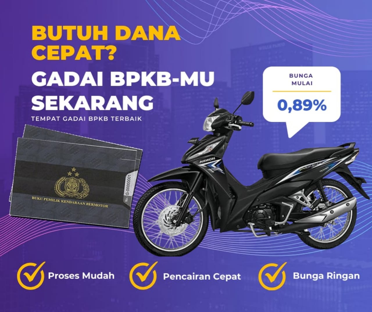 Kredit Jaminan Bpkb Motor Honda Revo Fit Fisw Dapat Dana Berapa? Seperti Ini Simulasinya